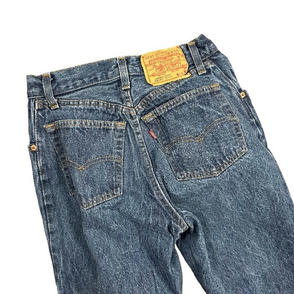Levi 501 Button Fly 80’s Vintage Jeans Size 26 Waist 32 Length - Picture 5 of 10